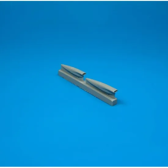 Quickboost 48028 1/48 F-8 Crusader Air Cooling Scoops For Hasegawa Accessories