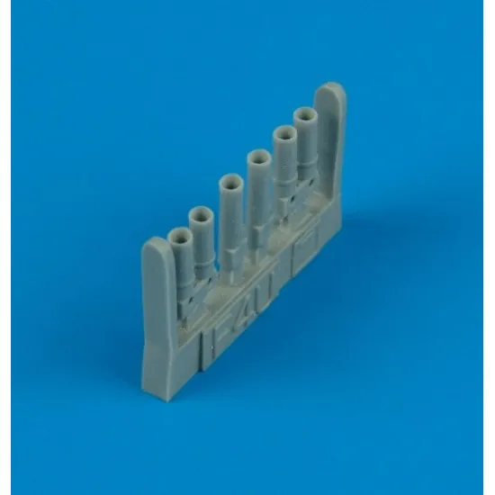 Quickboost 48186 1/48 F4u-7 Corsair Exhaust For Hasegawa Accessoires Kit