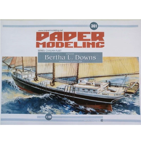 Orel 361/2 1/100 Bertha L. Downs Paper Modeling Accessories To Models Laser Cutting