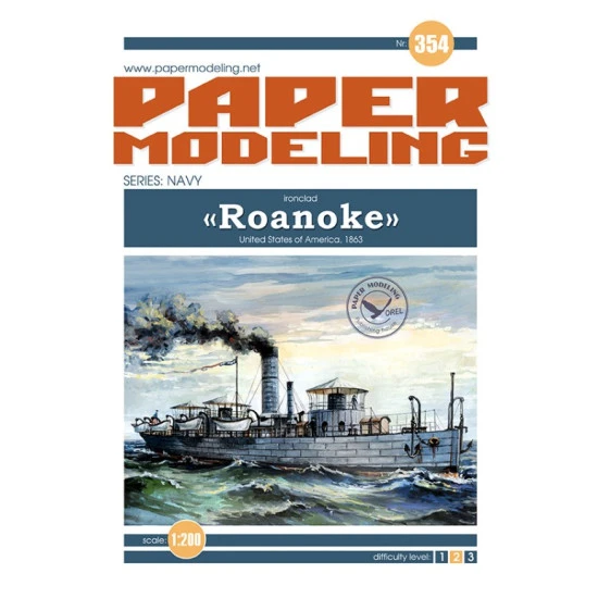 Orel 354/3 1/200 Uss Roanoke Decks Laser Cutting