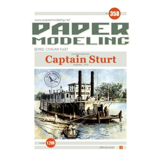Orel 358/3 1/200 Captain Sturt Decks Laser Cutting