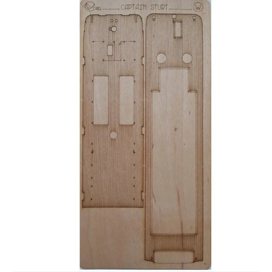 Orel 358/3 1/200 Captain Sturt Decks Laser Cutting