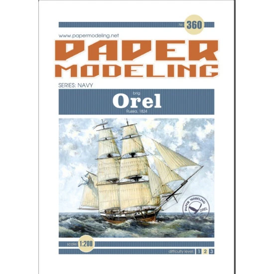 Orel 360/3 1/200 Brig Orel Decks Laser Cutting