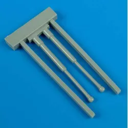 Quickboost 48255 1/48 Hawker Hurricane Mk.ii D 40mm Cannon Barrels For Hasegawa