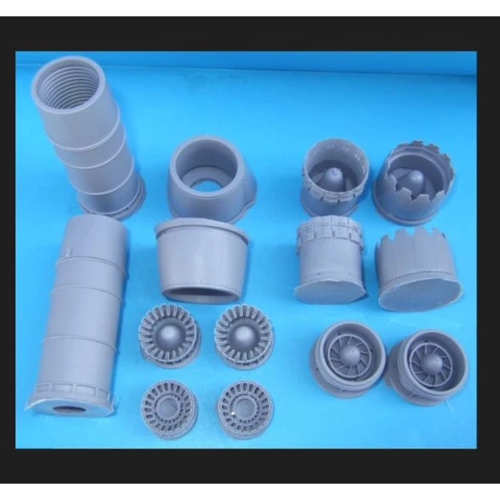 Katran 4857 1/48 F14bd Tomcat Exhaust Nozzles Engine F110 Ge400 Opened For Gwh Katran 4857 1/48 F14bd Tomcat Exhaust Nozzles Engine F110 Ge400 Opened For Gwh