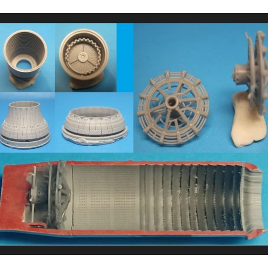 Katran 4860 1/48 F14a Tomcat Exhaust Nozzles P W Tf30 F414 Closed For Gwh