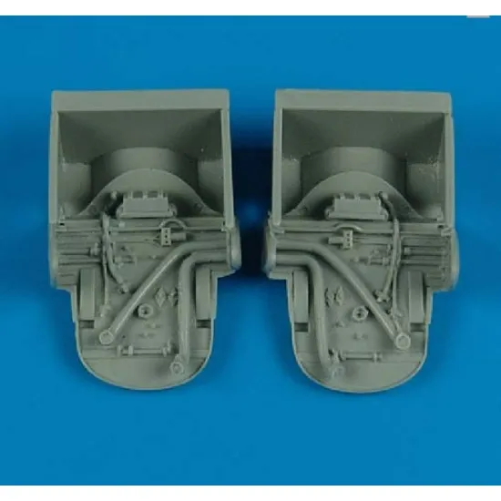 Quickboost 48352 1/48 Bf 110c/D Engine Bulkhead Accessories For Aircraft