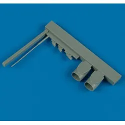 Quickboost 48352 1/48 Bf 110c/D Engine Bulkhead Accessories For Aircraft