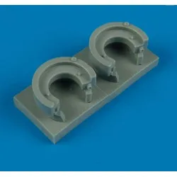 Quickboost 48358 1/48 Bf 110 Oil Tanks For Cyber Hobby Accessories For Aircraft