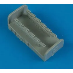 Quickboost 48375 1/48 Bf 109e Exhaust For Airfix Accessories For Aircraft