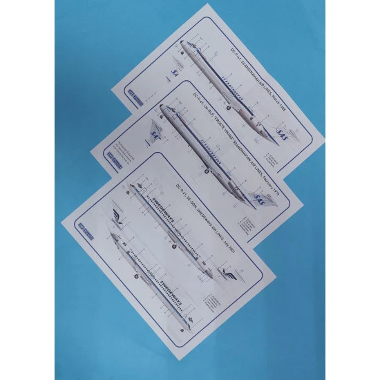 Amp 144-013 1/144 Douglas Dc-9 /40 Sas, Swedeweys Plastic Model Kit