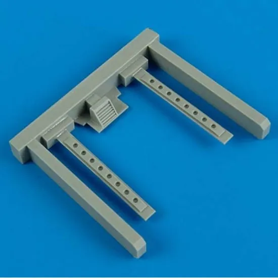 Quickboost 48456 1/48 Bf 109e Air Intake And Cover Injection For Eduard