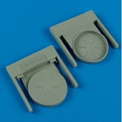 Quickboost 48516 1/48 Mig-29a Fulcrum Exhaust Covers For Gwh Accessories Kit