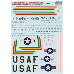 Print Scale 48-270 1/48 Lockheed F80 Shooting Star Part 4