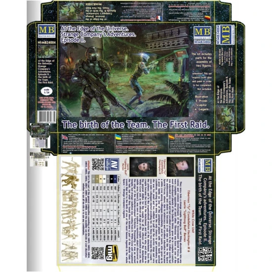 Master Box 24084 1/24 At The Edge Of The Universe. Strange Companys Adventures. Episode Ii. The Birth Of The Team. The First Raid