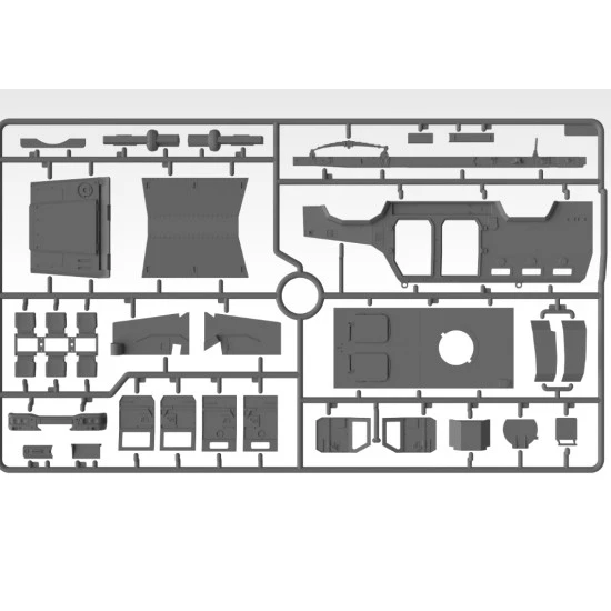 Icm 35015 1/35 Kozak 2 Ukrainian National Guard Plastic Model