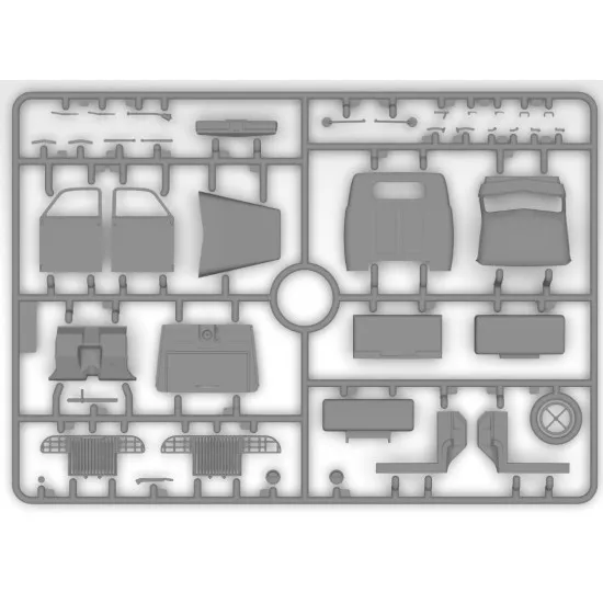 Icm 35490 1/35 Studebaker Us6 U3 Us Military Truck