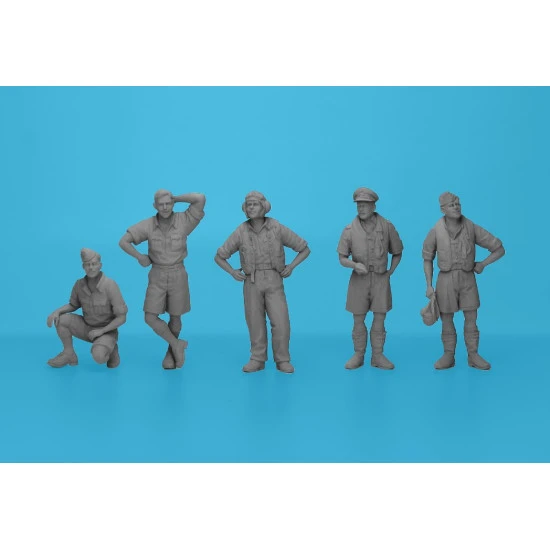 Icm 48080 1/48 Raf Pilots In Tropical Uniforms 1941 1945 Plastic Figures Kit Icm 48080 1/48 Raf Pilots In Tropical Uniforms 1941 1945 Plastic Figures Kit