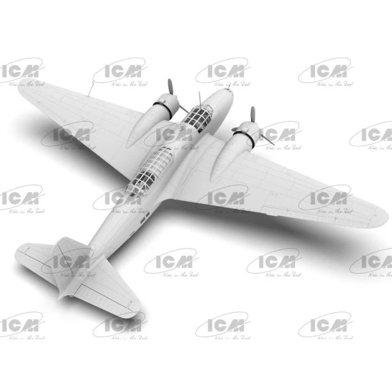 Icm 48196 1/48 Ki21ia Sally Japanese Heavy Bomber Plastic Model Kit