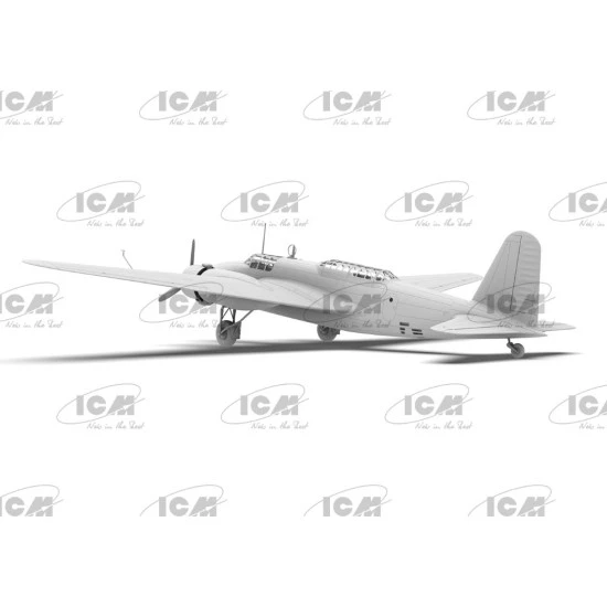 Icm 48196 1/48 Ki21ia Sally Japanese Heavy Bomber Plastic Model Kit