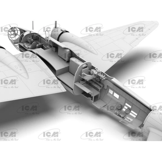 Icm 48196 1/48 Ki21ia Sally Japanese Heavy Bomber Plastic Model Kit