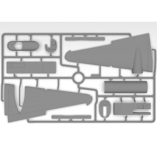 Icm 48196 1/48 Ki21ia Sally Japanese Heavy Bomber Plastic Model Kit