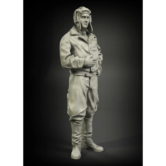 Panzer Art Fi35-011 1/35 Soviet Tanker With Captured Leather Jacket Resin Model