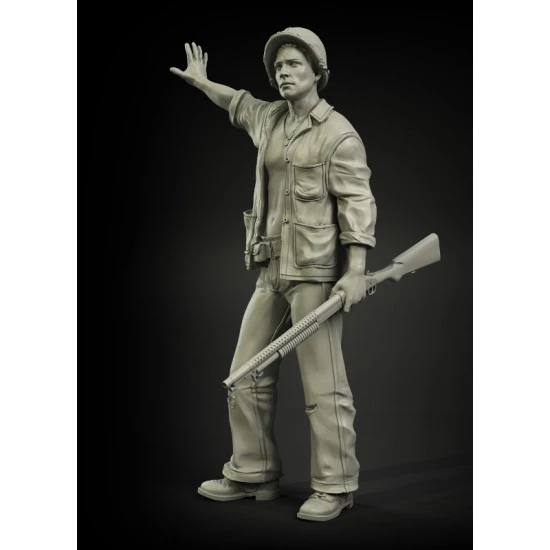 Panzer Art Fi35-013 1/35 Us Army Pto Tanker With Trench Gun Resin Model Kit