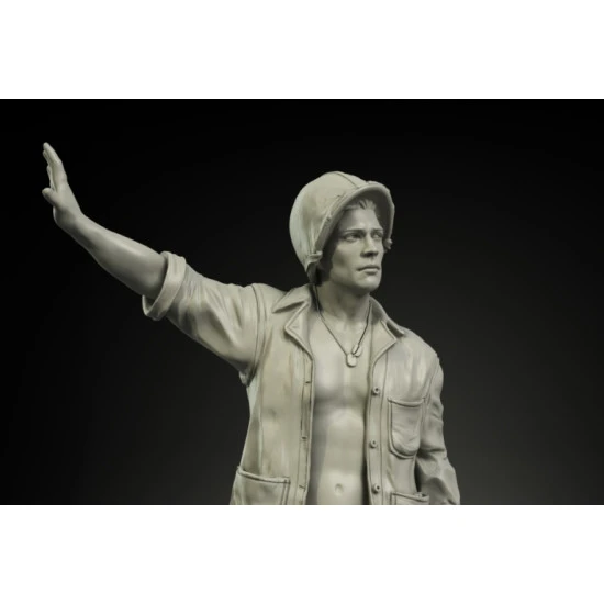 Panzer Art Fi35-013 1/35 Us Army Pto Tanker With Trench Gun Resin Model Kit