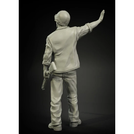 Panzer Art Fi35-013 1/35 Us Army Pto Tanker With Trench Gun Resin Model Kit