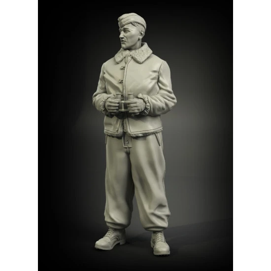 Panzer Art Fi35-027 1/35 Waffen-ss Tank Officer Winter Wear No.1 Resin Model Kit