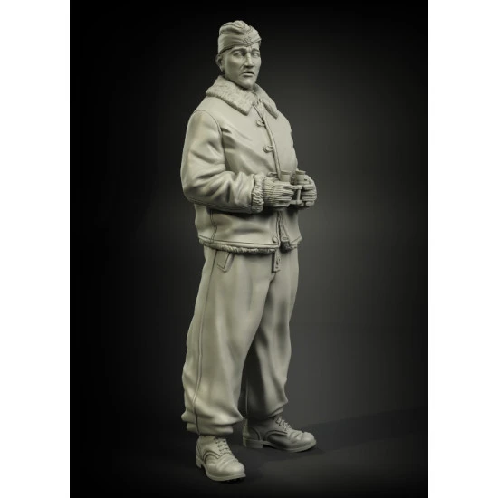 Panzer Art Fi35-027 1/35 Waffen-ss Tank Officer Winter Wear No.1 Resin Model Kit