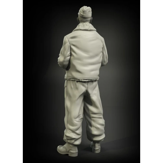 Panzer Art Fi35-027 1/35 Waffen-ss Tank Officer Winter Wear No.1 Resin Model Kit