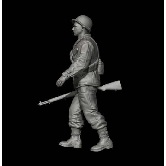Panzer Art Fi35-093 1/35 Us Soldier In M43 Uniform No.1 Resin Model Kit Panzer Art Fi35-093 1/35 Us Soldier In M43 Uniform No.1 Resin Model Kit