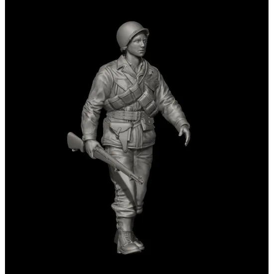 Panzer Art Fi35-093 1/35 Us Soldier In M43 Uniform No.1 Resin Model Kit Panzer Art Fi35-093 1/35 Us Soldier In M43 Uniform No.1 Resin Model Kit