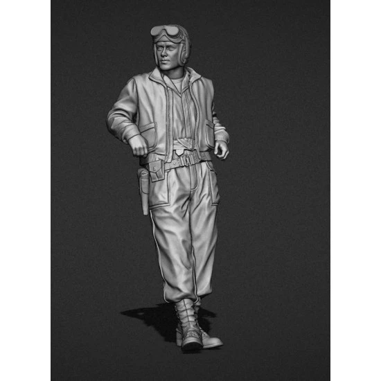 Panzer Art Fi35-117 1/35 Us Tanker With Coverall No.2 Resin Model Kit