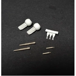 Panzer Art Gb35-045 1/35 Pz.kpfw 35 And 38 T Mantlet With Zb37 Machine Guns 2pcs