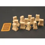 Panzer Art Re35-109 1/35 2 Gal British Pow Canisters Accessories For Diorama
