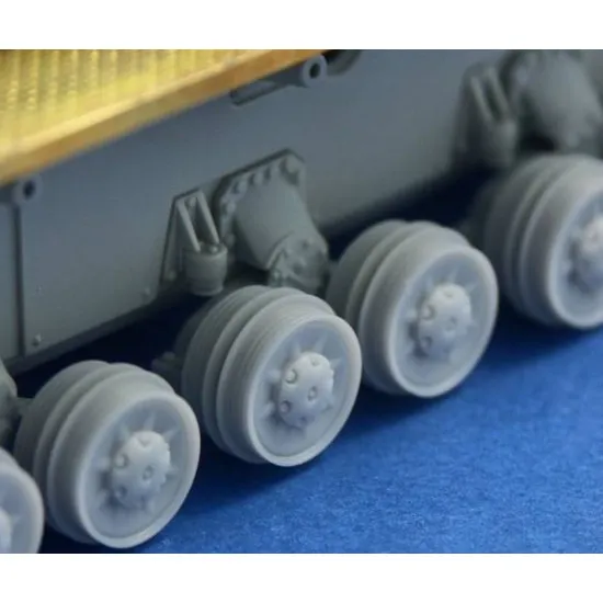 Panzer Art Re35-241 1/35 Burn Out Wheels For Pz.kpfw Iv Accessories Kit