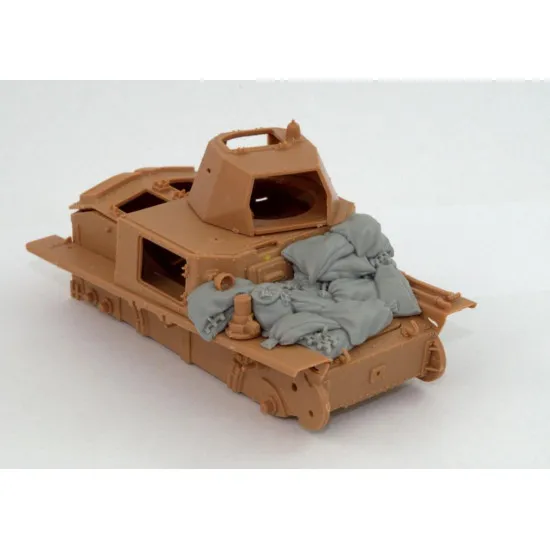 Panzer Art Re35-272 1/35 Sand Armor For Italian L6/40 Tank Accessories Kit