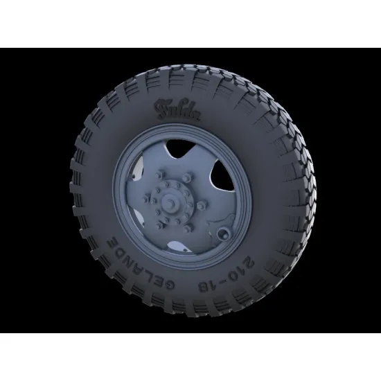 Panzer Art Re35-275 1/35 Sd.kfz 232 Road Wheels Early Pattern Accessories Kit Panzer Art Re35-275 1/35 Sd.kfz 232 Road Wheels Early Pattern Accessories Kit