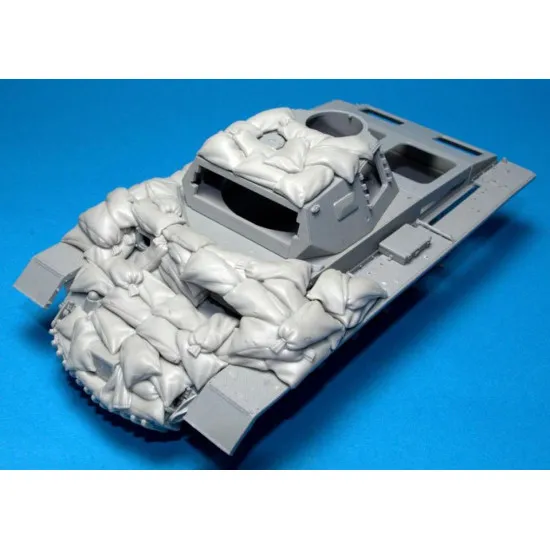 Panzer Art Re35-284 1/35 Heavy Sand Armor For Pziii North Africa Accessories Kit