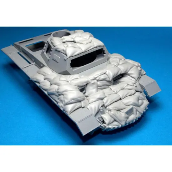 Panzer Art Re35-284 1/35 Heavy Sand Armor For Pziii North Africa Accessories Kit