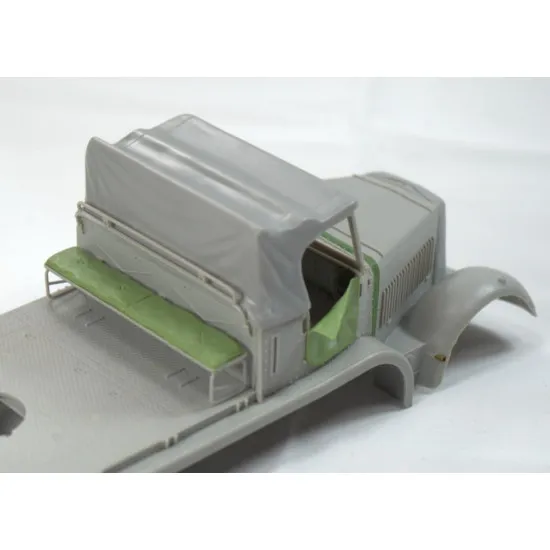 Panzer Art Re35-307 1/35 Sd.kfz 7 Cab Canvas Cover Trumpeter Kits