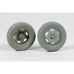 Panzer Art Re35-365 1/35 Mercedes 1500 Late 6 Holes Road Wheels Commercial Pattern