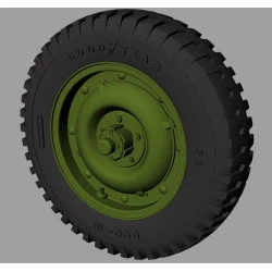 Panzer Art Re35-527 1/35 Willys Mb Jeep Road Wheels Goodyear Accessories Kit