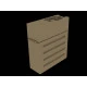 Panzer Art Re35-569 1/35 Metal Ammo Boxes For 37mm Flak37 12pcs Accessories Kit