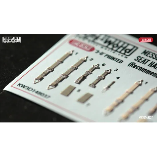 Kits World Kw3d148036 1/48 3d Decal Hawker Hunter Fga9, Fr10 And Ga11 Seat Belts