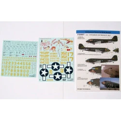 Foxbot 48-018 1/48 Douglas C47 Skytrain Dakota Pin Up Nose Art And Stencils Part 2