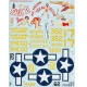 Foxbot 48-018 1/48 Douglas C47 Skytrain Dakota Pin Up Nose Art And Stencils Part 2
